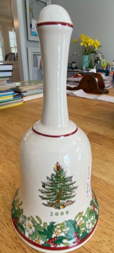 Spode Christmas Tree Dinner Bell 2008 70th Anniversary LTD Collectable - Picture 1 of 4