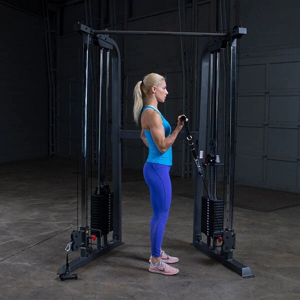 Entrenador funcional Body-Solid Powerline - Paquete de gimnasio en casa PFT100 160 lb pila Foto 4 de 4