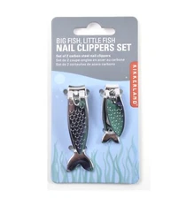 Kikkerland Big Fish, Little Fish Nail Clippers Set