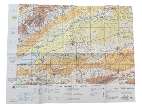 NIMA U.S. Military Joint Operations Graphic JOG AIR Map KOKAND, U.S.S.R.