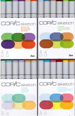 Earth Essentials Essential Copic Colors COPIC Sketch Markers 6-pc