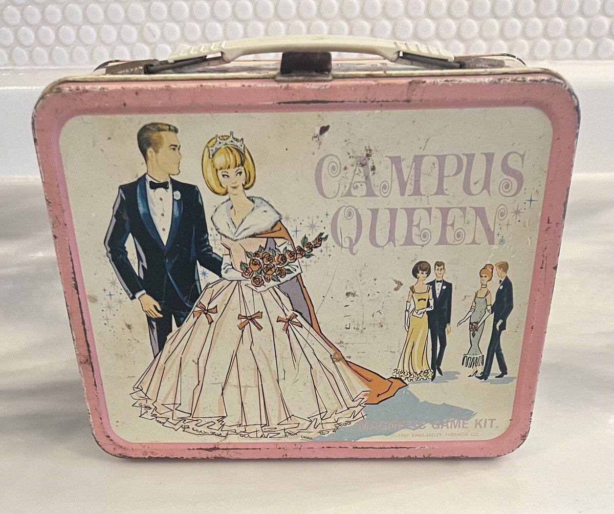 Vintage 1967 Campus Queen Magnetic Game Metal Lunch Box | eBay