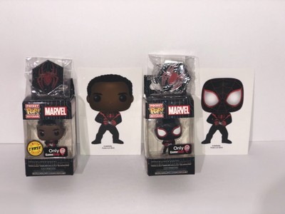 Funko Miles Morales Spiderman Game Stop Exclusive Keychain Pin Sticker Choices Ebay