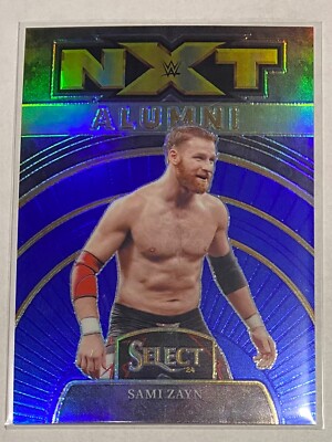 2024 Panini Select WWE - Nxt Alumni Sami Zayn #22 Blue Prizm /49