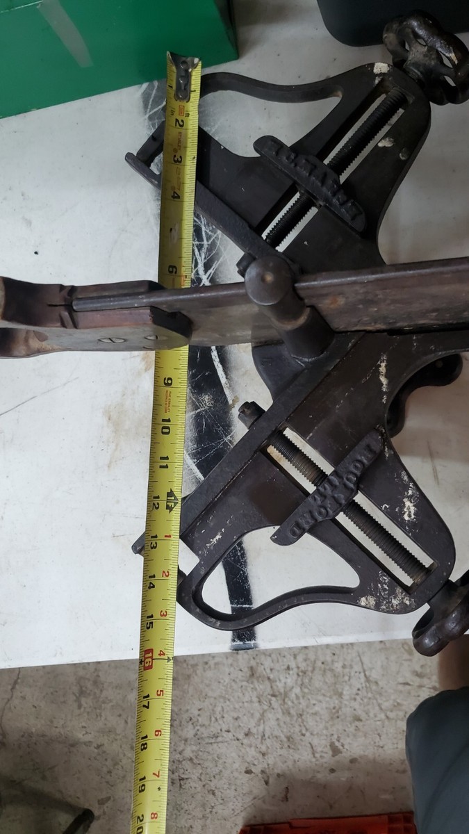 Vintage H. C. Marsh Miter Corner Vise Miter Clamp Rockford