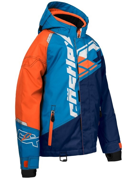 CODE-G4 YOUTH JACKET NAVY/PROCESS BLUE/ORANGE MD Snowmobiling