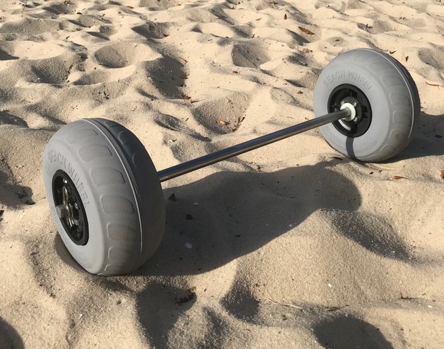 Kayak Beach Cart Wheels 12 Inch Low Pressure Sand Tire 28 to 40 Inch