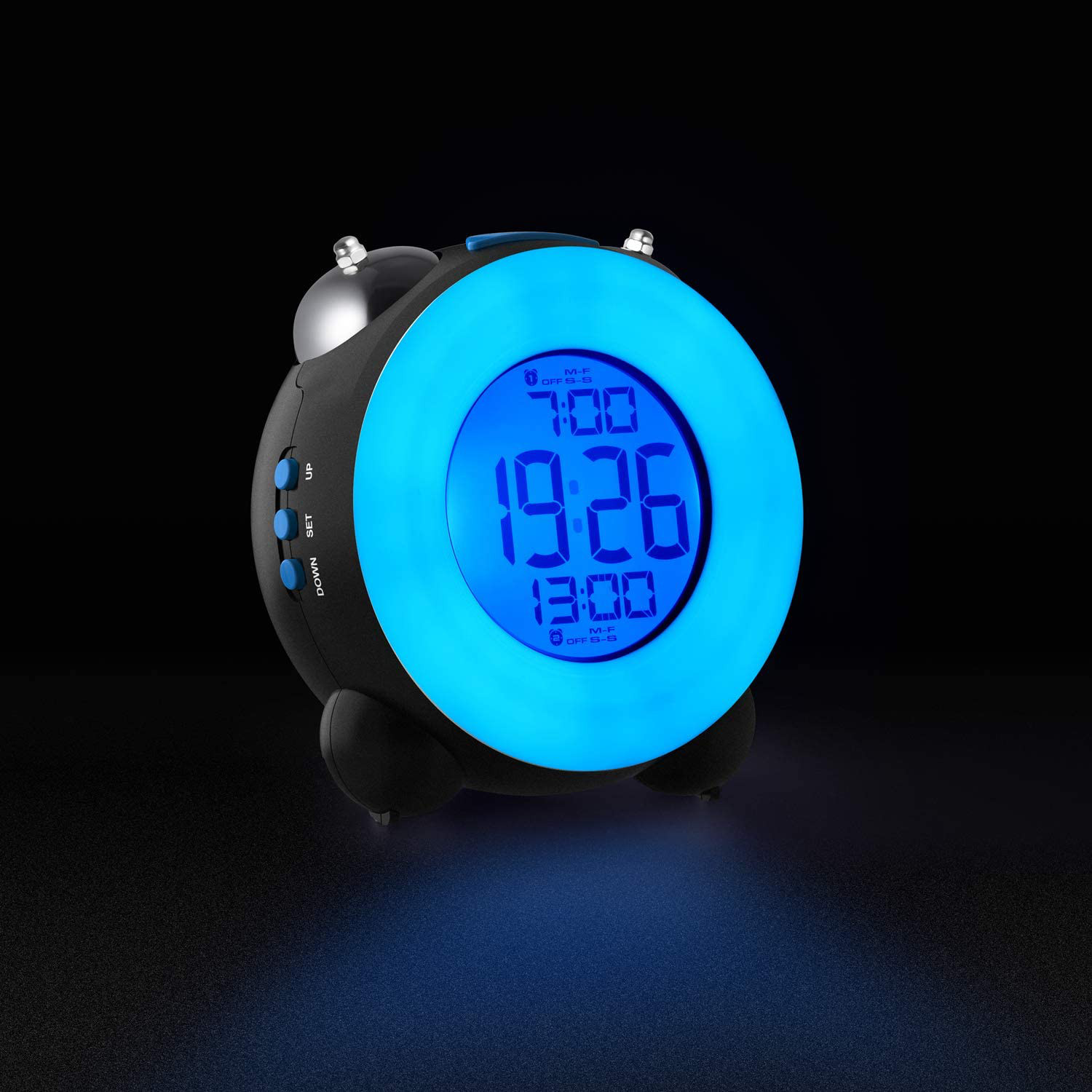 Banne Loud Alarm Clock for Heavy Sleepers with Dual Alarm Night Light Bedside Ba