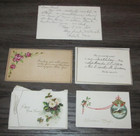 Lot Vintage Baby Shower Greeting Cards Used Ephemera Paper Dance Christmas — photo 8