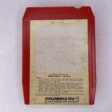 Pink Floyd, The Wall [BLANK LABEL VARIANT] (8-Track Tape, 1979, Orange Cart)