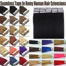 Seamless Tape in Hair Extensions Tape Skin Weft Real Brazilian Remy Human Hair
