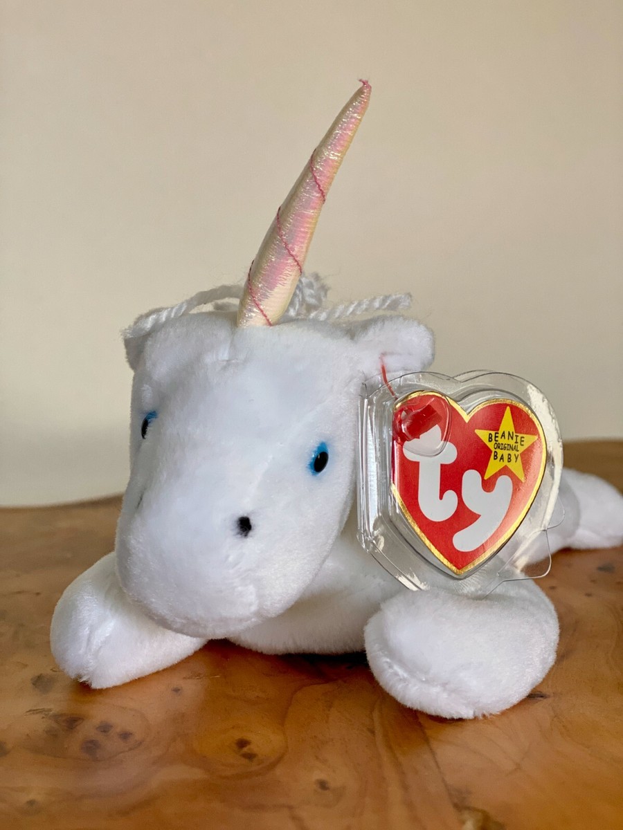 Mystic Unicorn Ty 1993 1994 retired Beanie Baby Rare with Errors