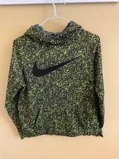 Nike Boys Nike Therma Dri Fit Hoodie Green/Black X-Large