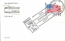 #UX117 US Flag Eastern FDC (0871987UX117006)
