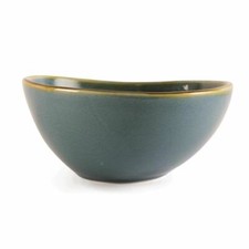 Olympia Kiln Ocean Bowls with Hand Painted Rim Dishwasher Safe 215mm Pack of 4