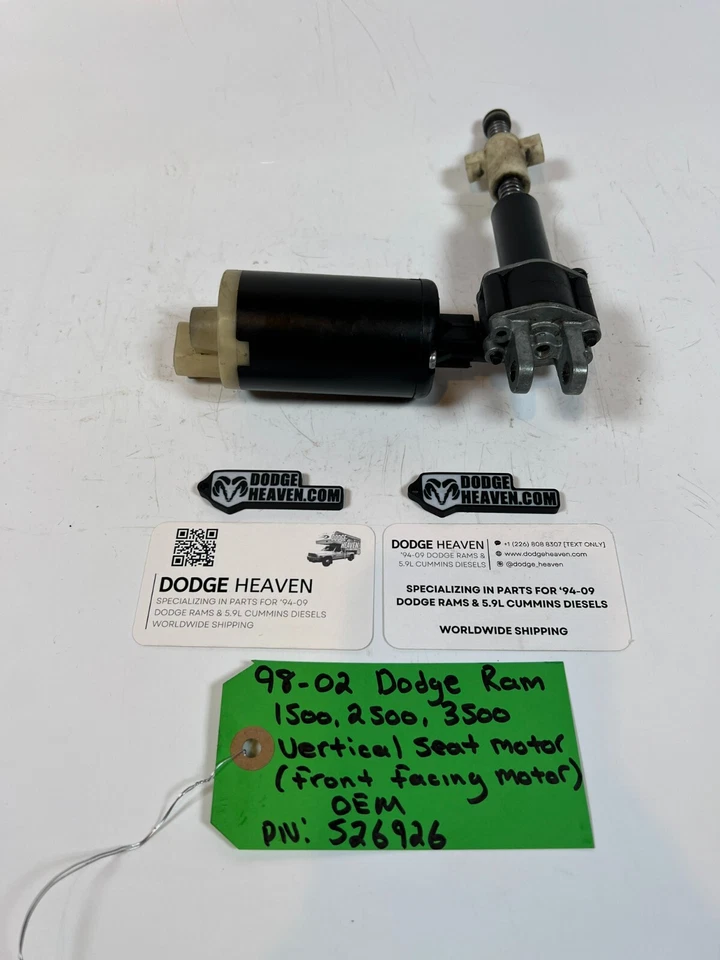 Dodge Ram 1500-3500 1998-2002 fabricante de equipos originales motor de asiento vertical (motor orientado delantero) Foto 2 de 4