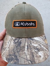 KUBOTA PIONEER FARM EQUIPMENT CAMOUFLAGE REAL TREE ADJUSTABLE OSFA HAT CAP, EXC.