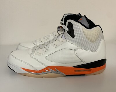Nike Air Jordan 5 Retro Shattered Backboard Mens Sz 16 Sail Orange DC1060-100 | eBay