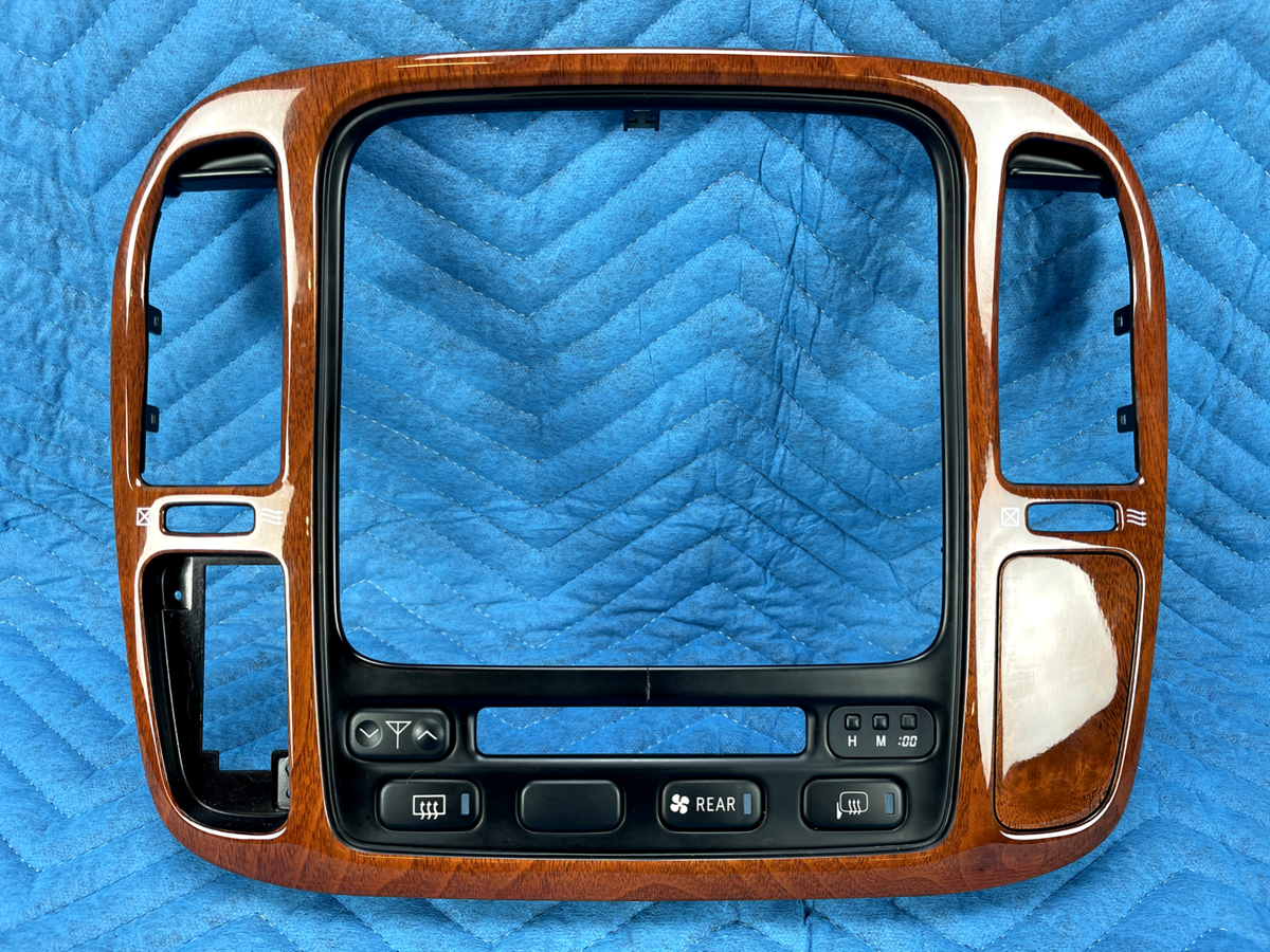 Lexus LX470 Upper Center Finish Wood Trim Panel 84013-60090 2001