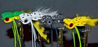 #ad #ad Hand Tied Top Water Frog Foam Frog Size 2 0 hook $9.50