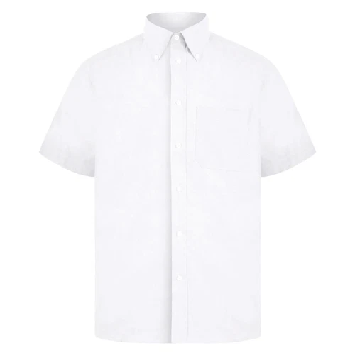 Stormbreaker Short Sleeve Formal Business Oxford Shirt White