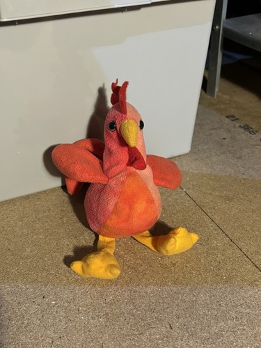 TY Beanie Babies - Strut The Rooster - Retired 1999 Without Tags
