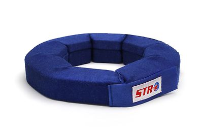 STR SFI Nackenstütze Kragen, oval Rennkart Mini F2 - groß blau