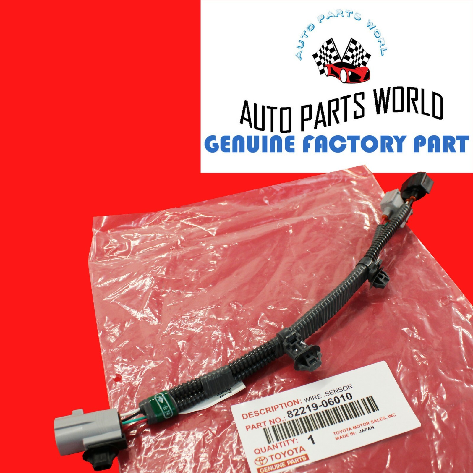 GENUINE OEM LEXUS ES350 RX350 3.5L KNOCK SENSOR WIRE HARNESS 82219
