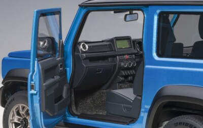 Buy AUTOart 1/18 Suzuki Jimny Sierra JB74 Blue Metallic/Black-Roof