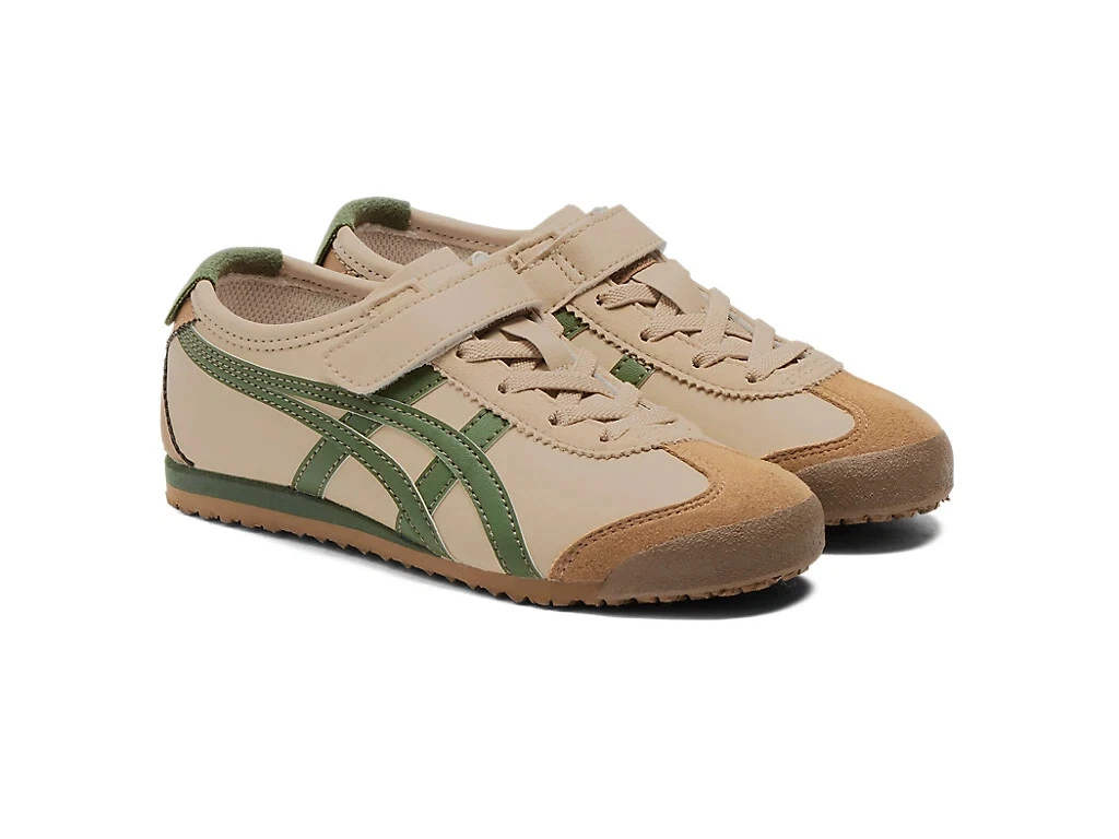 Onitsuka Tiger MEXICO 66 KIDS BEIGE / GREEN Kid's Shoes Sneakers
