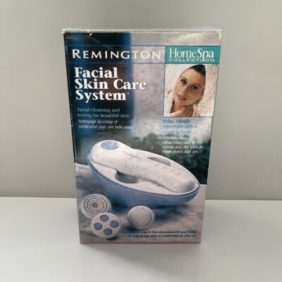Vtg Remington Skin Care Facial Massager Cleansing Toner Brush Tool Cordless New