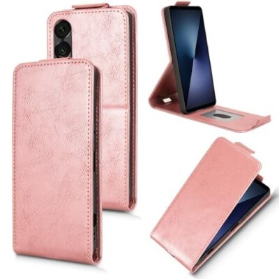 Hülle Leder Case mit magnetischer vertikaler Klappe für Sony Xperia 1 VII