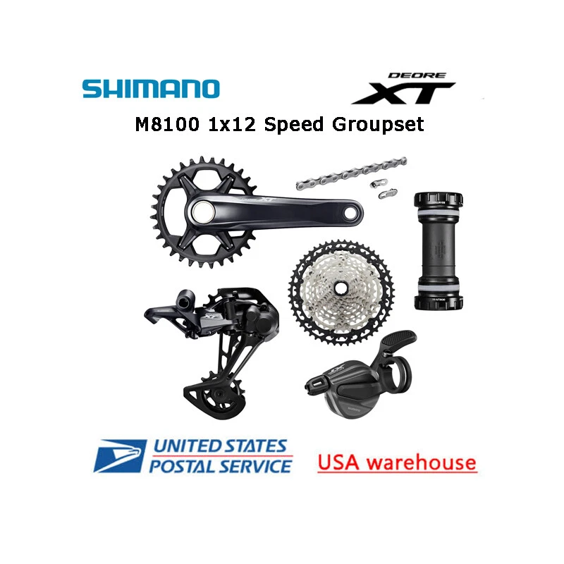 Shimano Deore XT M8100 1x12 Speed Groupset 32T 34T 36T 170mm 175mm MTB - Image 3 of 3