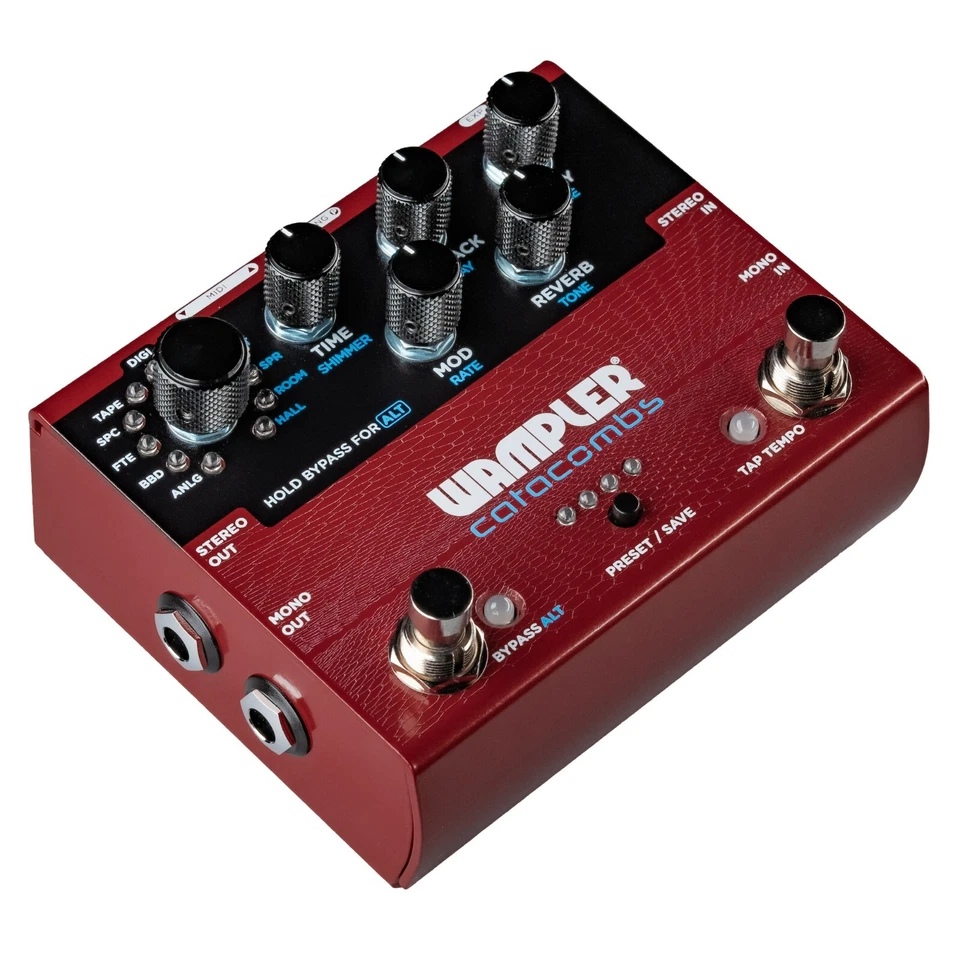 Nuevo pedal de efectos para guitarra Wampler Catacombs Reverb and Delay Foto 3 de 4