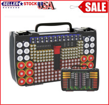 Battery Box Storage Organizer AA AAA 4A C D Cell 9V 3V Lithium LR44 CR Batteries