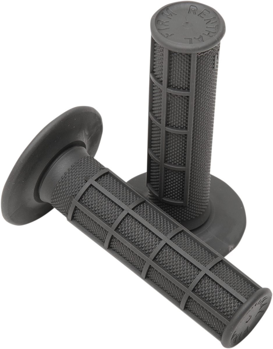 Renthal Black Firm Grips Diamond Waffle Motocross Enduro