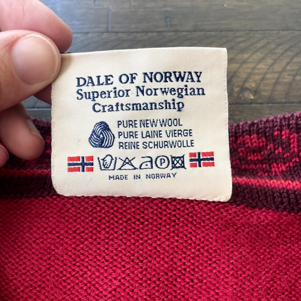 Dale of Norway Cardigan Sweater Casual Women Small Knit Wool Button Jacket - Image 4 of 4