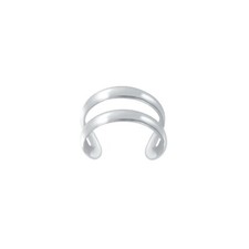 925 STERLING SILVER Ear Cuff Clip Huggie Lip ring Crystal Leaf Earring Crawler 