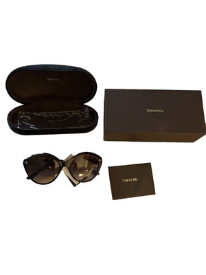 Tom Ford Maxine TF763 Tortoise Sunglasses Tom Ford TF0763 Maxine Tortoise, Beige Prescription  main image 2