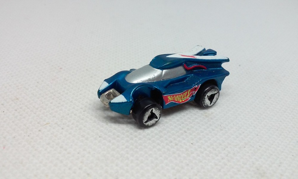 Vintage Hot Wheels Micro Race Team Blue/White 1 3/8