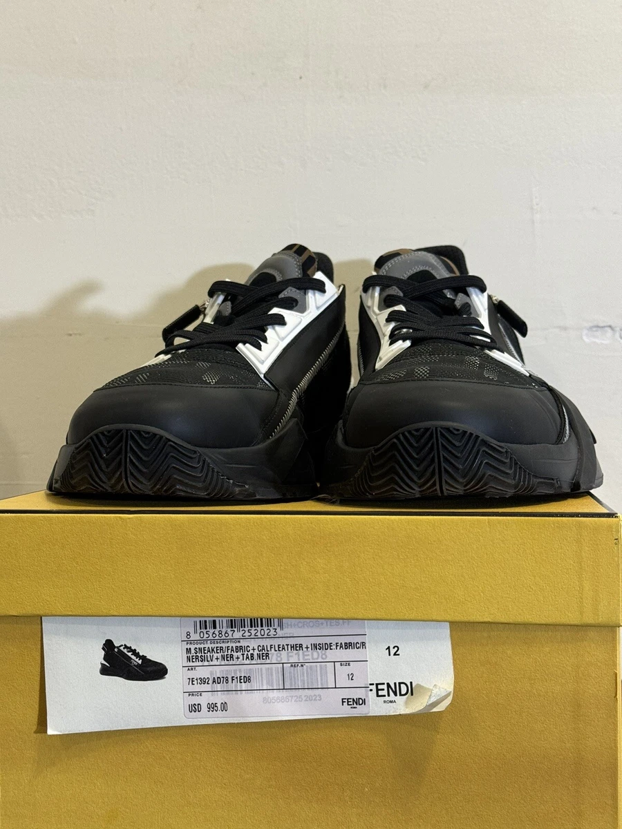 Fendi Flow Low Black White for sale | eBay
