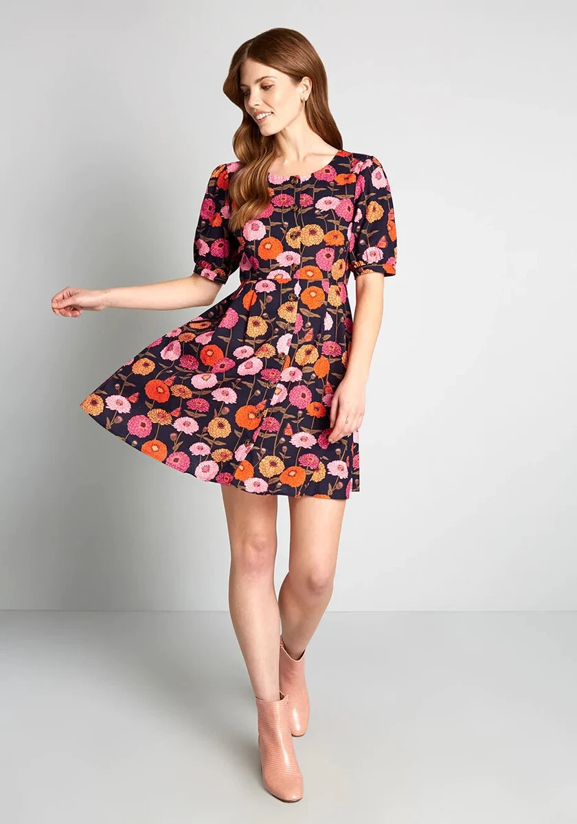 Modcloth floral dress hot sale