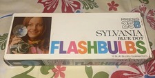 SYLVANIA Press 25B Blue Dot Flashbulbs Vintage 12-Pack NOS 5