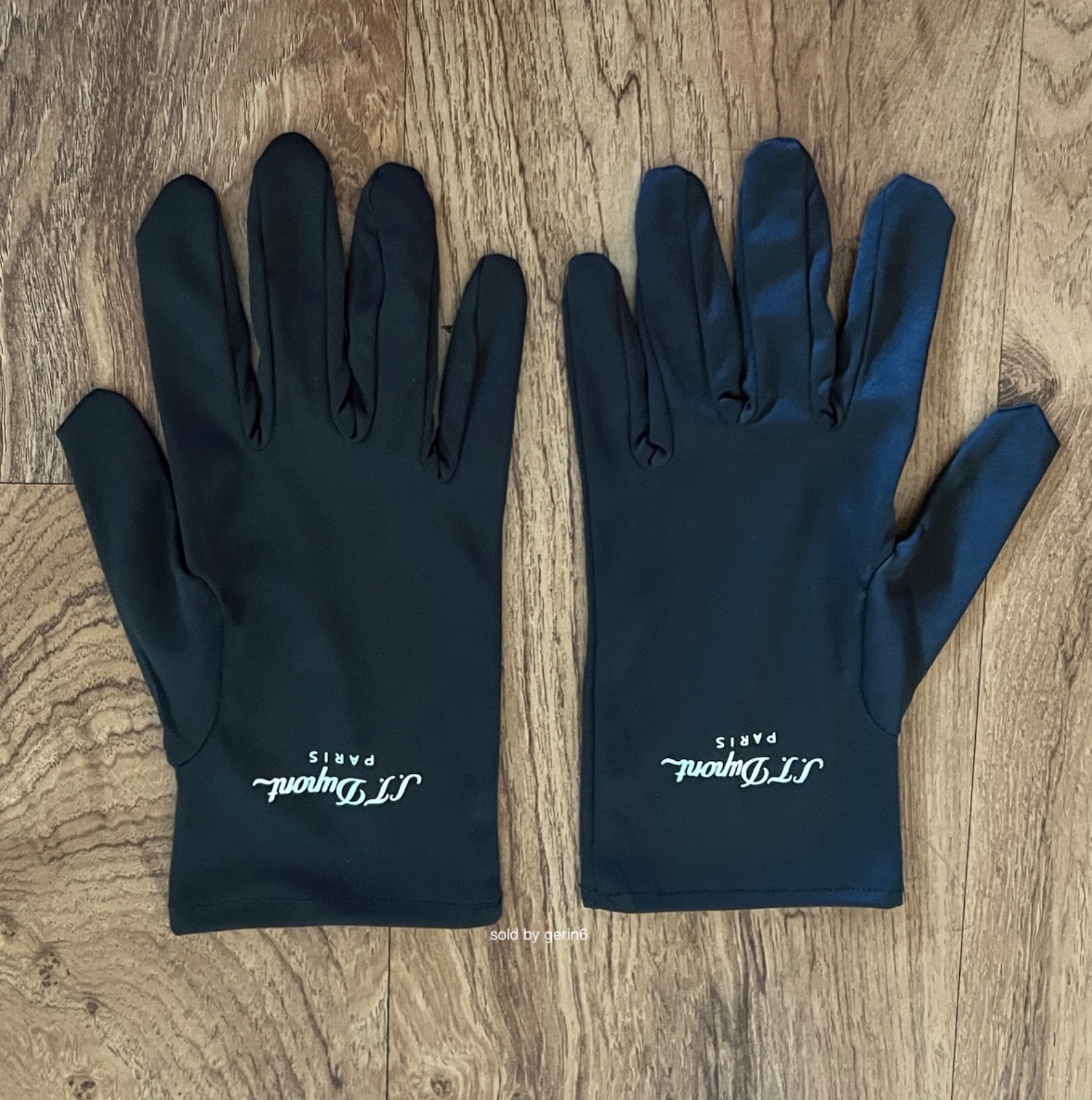 S.T. Dupont Pair of XL Black Gloves, Polishing/Cleaning/Handling, 87044, New