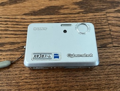 Sony Cyber-shot DSC-T3 5.1MP Digital Camera - Silver for sale
