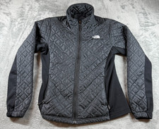 The North Face Women's Black Quilted Full Zip Jacket Size Small S/P