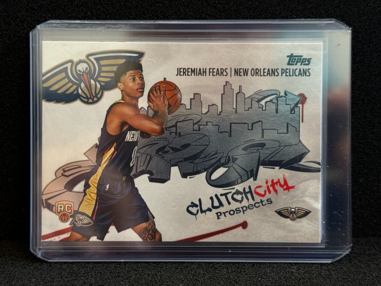 2025-26 TOPPS NBA - CLUTCH CITY PROSPECTS - JEREMIAH FEARS PELICANS #CC7 ROOKIE