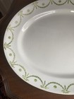 Vintages T. Goode and Company 19 1/2 Platter Green Flower/Floral Ribbon border  — photo 5