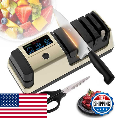 Kazrbep 5-In-1 Electric Knife Sharpener For Kitchen Knives Scissor Sharpener