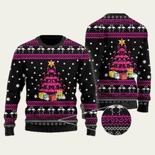Funny Flamingo Tree Ugly Christmas Sweater